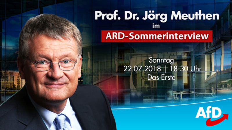Meuthen Sommerinterview Meuthen Sommerinterview