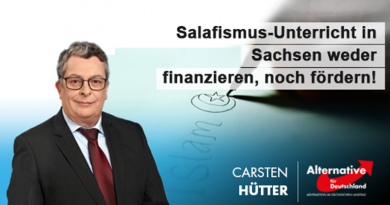 Salafismus-Unterricht in Sachsen weder finanzieren, noch fördern! Salafismus-Unterricht in Sachsen weder finanzieren, noch fördern!