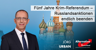 Fünf Jahre Krim-Referendum – Russlandsanktionen endlich beenden Fünf Jahre Krim-Referendum – Russlandsanktionen endlich beenden