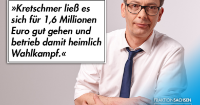 MP Kretschmer ließ es sich für 1,6 Millionen Euro gut gehen und betrieb damit heimlich Wahlkampf MP Kretschmer ließ es sich für 1,6 Millionen Euro gut gehen und betrieb damit heimlich Wahlkampf