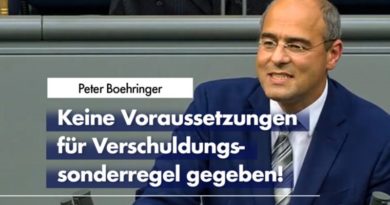 Peter Boehringer in der Haushaltsdebatte über die Corona-Politik Peter Boehringer in der Haushaltsdebatte über die Corona-Politik